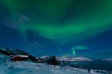 Zorza polarna widziana nad całą Norwegią